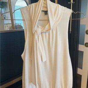 Express Ivory Sleeveless Top